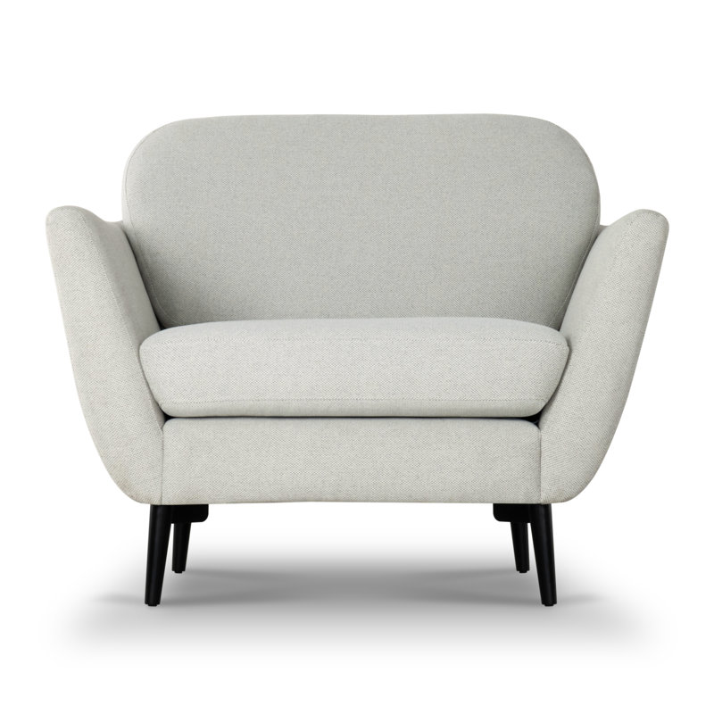 Fauteuil Tyndall, Tissage de performance beige