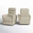 Akeelah 30" Wide Genuine Leather Manual Swivel Glider Recliner Two Pack-98175036
