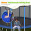 Trampoline d'extérieur de 16 pi avec filet d'enclos - Limite de poids robuste de 1400 lb, trampoline de jardin pour enfants et adultes, certifié CE, tapis durable résistant aux rayons UV