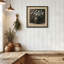 Art mural abstrait bouquet de fleurs