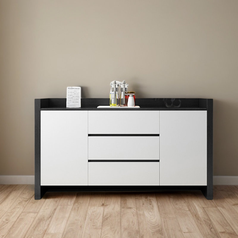 Buffet Nihasvi 62,99 po, Noir / blanc