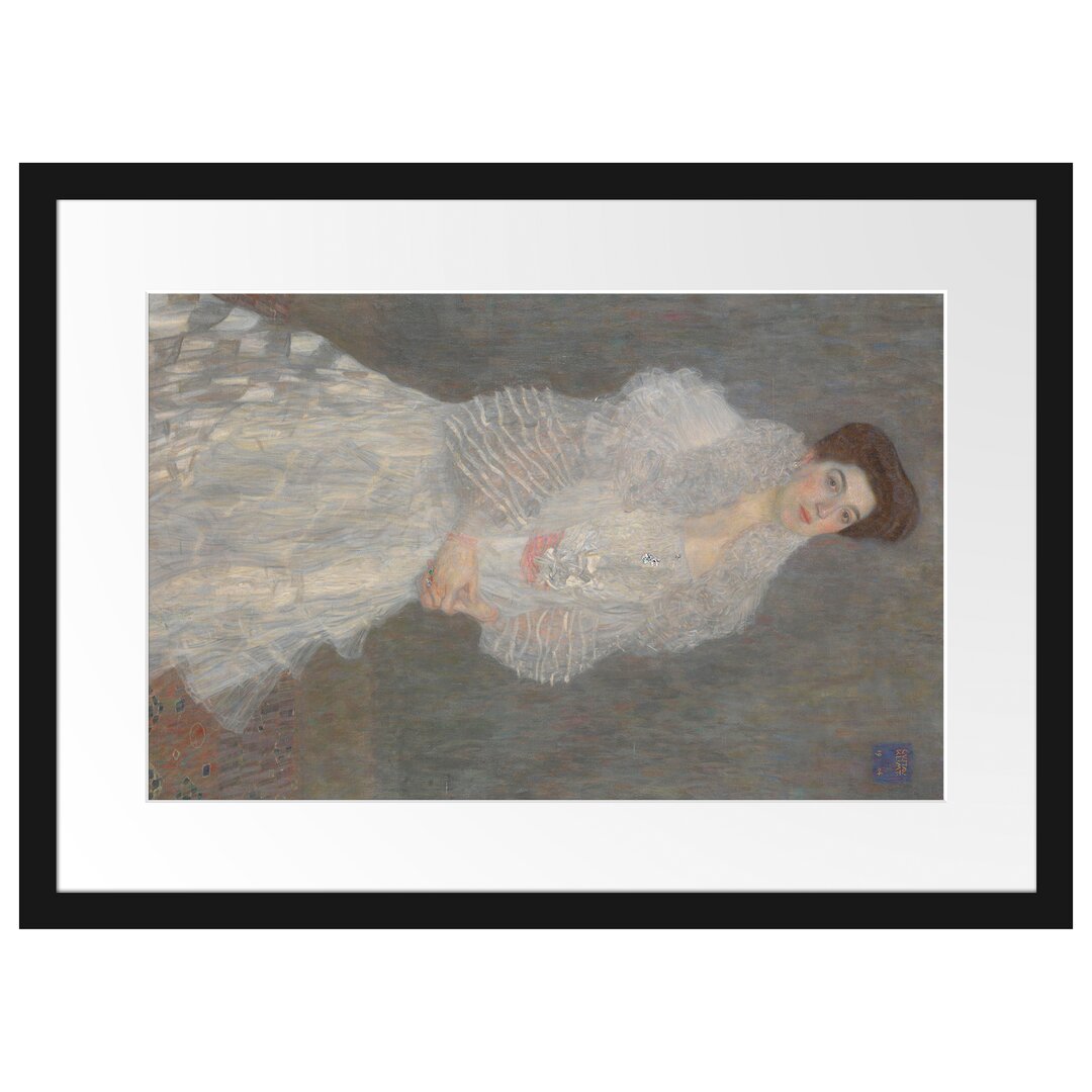 Gerahmter Kunstdruck Hermione Gallia von Gustav Klimt