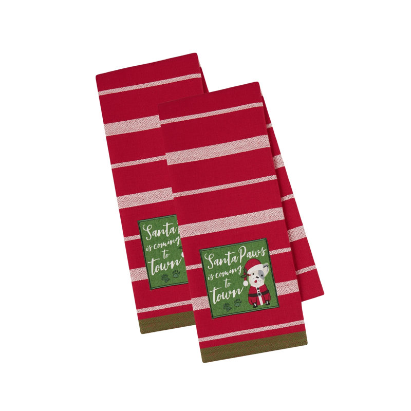  Ensemble de 2 serviettes de table Christmas