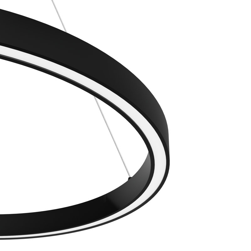 Hunter x Jasmine Roth Canoga Modern Integrated LED Large Round Chandelier
