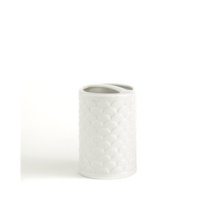 Tannenbaum Porcelain China Toothbrush Holder
