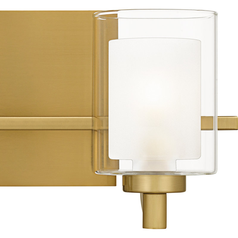 Roseville 2-Light Brushed Gold Bath Light