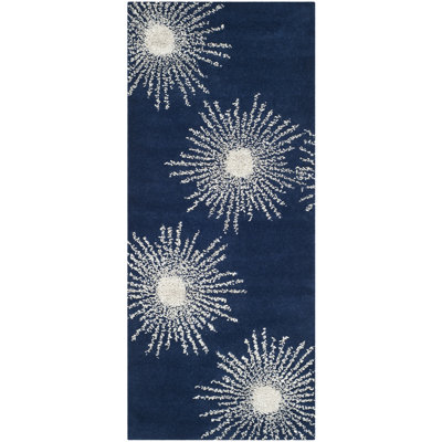 Tapis intérieur / extérieur floral Amier