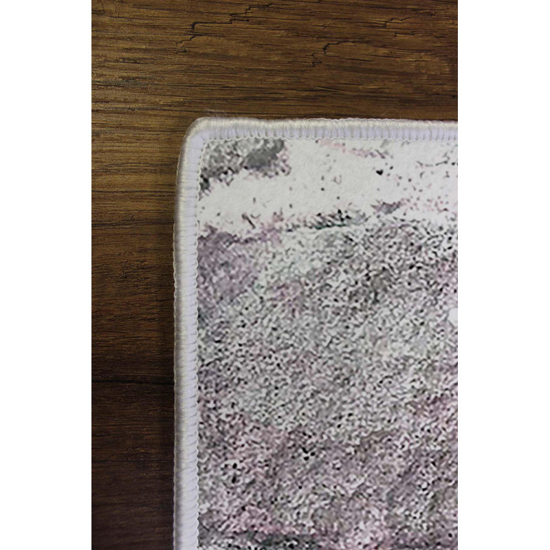 Premium Hall Carpet (3.3 x 6.6 ft), 100% Polyester, 0.3 in Pile Height | Antibacterial, Non-Slip PVC Dot Underside, 650 g/m² | Durable Woven Design, 3D Digital Printing, Machine Washable, Ideal for Home Décor