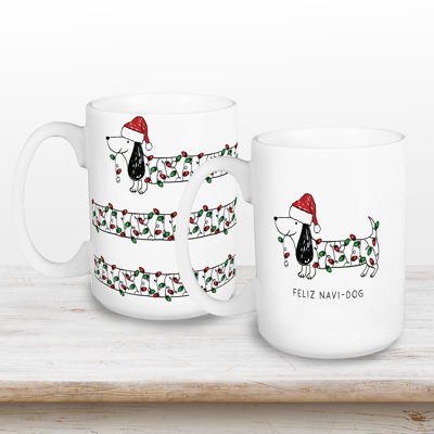 Ensemble de 2 tasses Feliz Navi-Dog