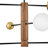 Auggie 3-Light Adjustable Multi-Tier Chandelier with Etched Opal Globe Shades