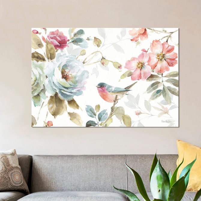 «Beautiful Romance IV» par Lisa Audit - impression sur toile tendue, H 16 po x l 24 po x P 1 po, Toile tendue
