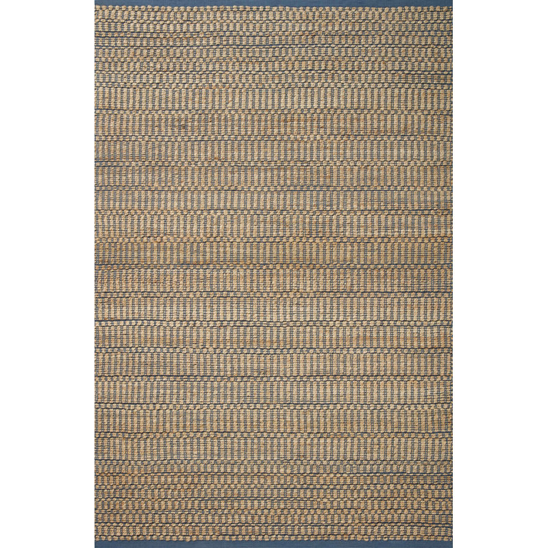 Tapis naturel / bleu marine Angela Rose x Loloi Colton, Rectangle 4 pi x 6 pi