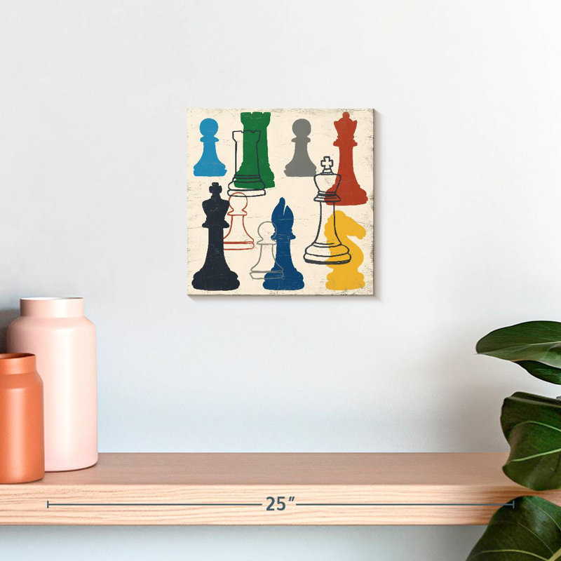 Senne Game Time I, 10" H x 10" W
