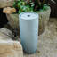 20" Grey Resin Urn Outdoor Water Fountain With LED Lights