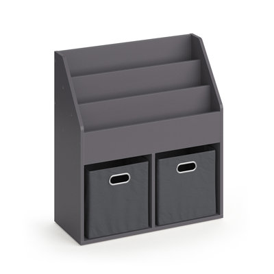 Metal 72Cm Book Display in Anthracite