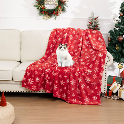 Soft Blankets And Throws For Sofa Holiday Decoration