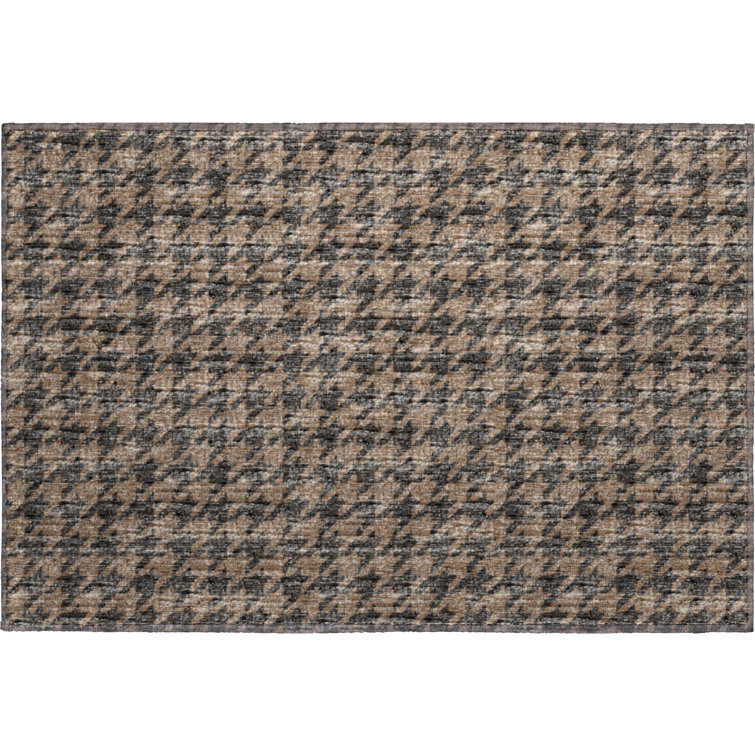 Premium Machine Washable Paullette AMF137 Chocolate Rug