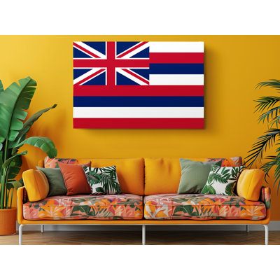 Hawaii State Flag USA Flags Edition, impression sur toile, décoration murale