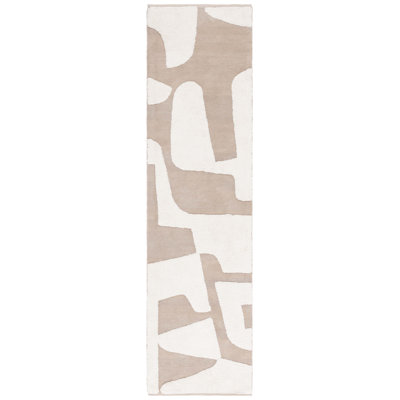 Jaisvi Handmade Cotton Abstract Rug