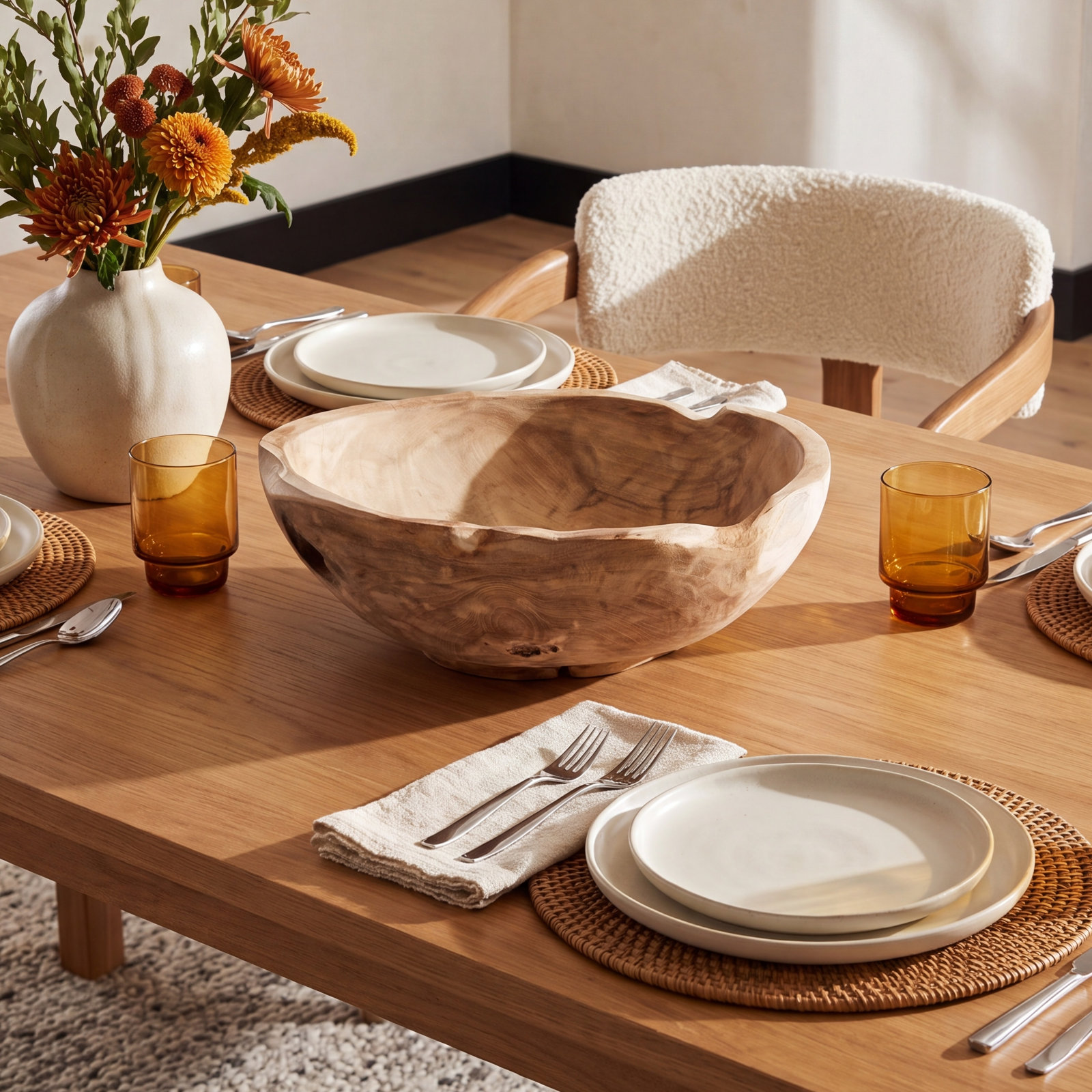 Layton Teak Salad Bowl