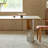 Beige Rock Slab Rectangular Dining Table Sets-270108398-270108392