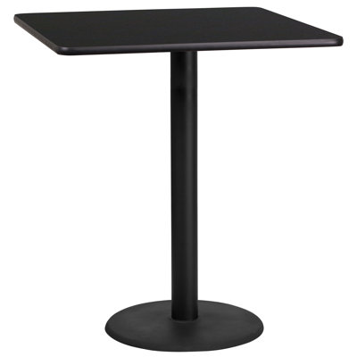 Jack Square Laminate Table Top with Table Height Base