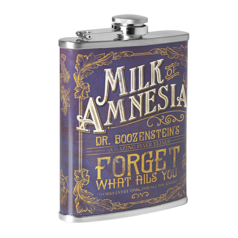 Flasque en acier inoxydable Milk of Amnesia