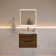 Tuscany 24" Wall Mount Modern Bathroom Vanity with Integrated Single Sink - Faucet Not Included