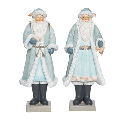  Grand ensemble de 2 décorations de Noël en résine