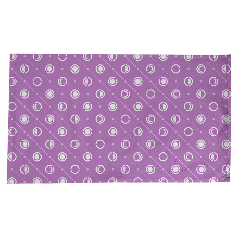 Classic Moon Phases Tablecloth, Violet