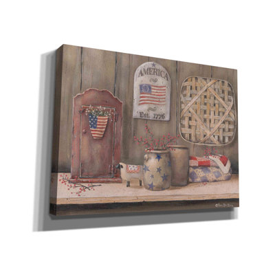 'America Est. 1776' by Pam Britton, Canvas Wall Art