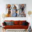 «Ethnic African Woman», reproduction sur toile-1174072701