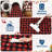 Christmas Area Rug Machine Washable Holiday Rug with Rubber Backing Non-Slip Low Pile Xmas Decorative Carpet, Stain-Resistant Merry Christmas Foldable Floor Covering