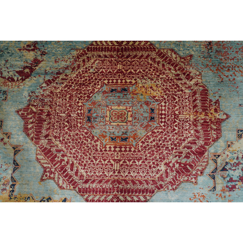 Hand-Knotted High-Quality Beige Area Rug
