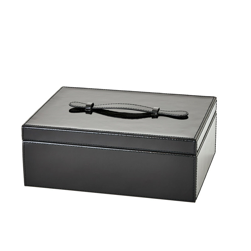 Handmade Decorative Box, 4.5" H x 12.5" W x 9.5" D