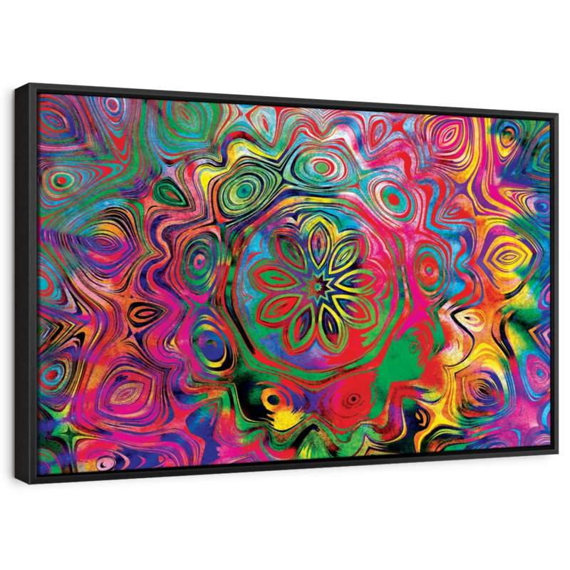 Decor Elements " Abstract Mandala Wall Art ", 29" H x 43" W