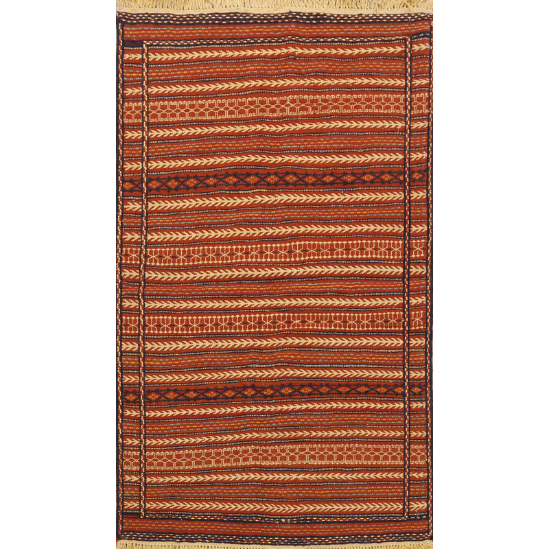 Tapis rayé kilim 3 x 5