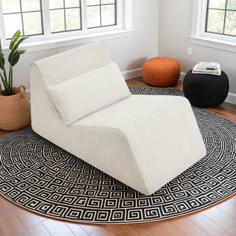 Fauteuil à billes ergonomique confortable, Beige