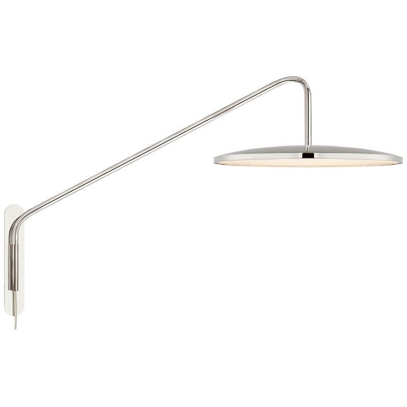 Peter Bristol Dot 16" Articulating Wall Light, Polished Nickel