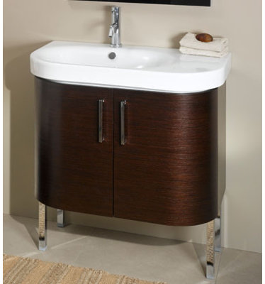 Ensemble de meuble-lavabo simple mural 32 po Rondo