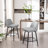 Counter Height Swivel Bar Stools Set Of 2, 360° Swivel Upholstered With Back And Metal Legs, 25.6/, Bar Stool