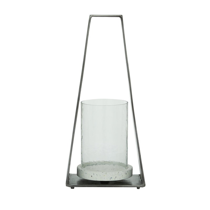 14.3'' H Tabletop Lantern, 17.5" H x 8" W x 5.25" D