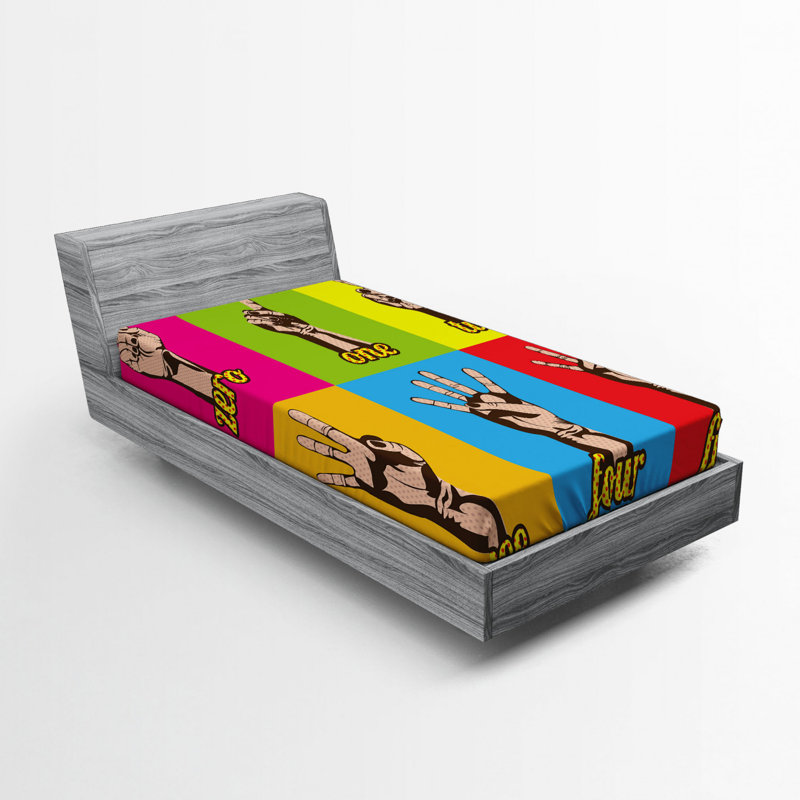 Microfiber Fitted Sheet, Twin Fitted Sheet