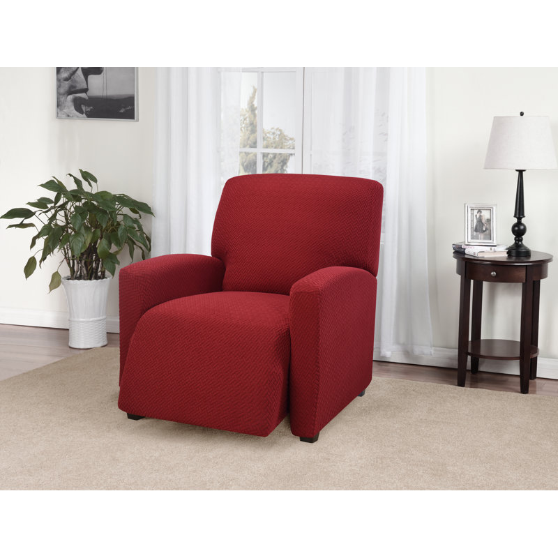 Housse pour fauteuil inclinable à coussins carrés, Brique