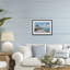 «Coastal Beachside Cabanas», reproduction encadrée sous verre, design par LSR Design Studio-657117301-657117300