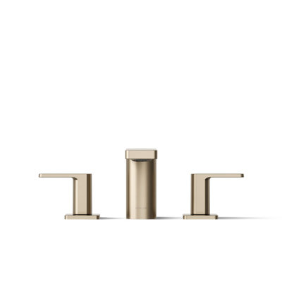 Parallel Two-Handle Deck-Mount Bath Faucet