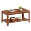 Table basse à 2 niveaux en bois avec tablette de rangement Arc Corner-960118013