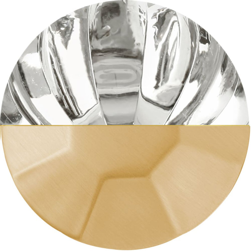 Belleclaire Bar / Handle Pull, Brushed Golden Brass, 3 3/4"
