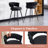 Counter Height Bar Stools Set of 2 - 360° Swivel with Suede Fabric & Modern Woven Design, Backrest & Footrest for Kitchen Cafe Pub-1347705747-1369249178