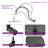 Rainfall Shower Head Swivel Extension Arm With Handheld Spray-103448223